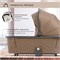 Детская коляска Sweet Baby Elegante 2 в 1 Chrome Brown 656363397 - фото 10734