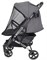 Коляска прогулочная Peppy Polo steel grey хром рама, сумка 1868430001 - фото 107405