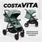 Детская прогулочная коляска Costa Vita зелёный 1181777122 - фото 107515