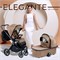 Детская коляска Sweet Baby Elegante 2 в 1 Chrome Brown 656363397 - фото 10780