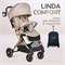 Детская прогулочная коляска Costa Linda Comfort бежевый 1155925342 - фото 108358