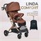 Детская прогулочная коляска Costa Linda Comfort шоколад 318820325 - фото 108401
