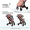 Детская прогулочная коляска Farfello Sunrise FS-006, коралловый 1718709279 - фото 108616