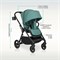 Детская прогулочная коляска Aimile Aster зеленый 2005190029 - фото 108634