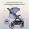 Детская прогулочная коляска Farfello Scarlet серо-синий 1182674181 - фото 108746