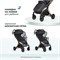 Детская прогулочная коляска Farfello Sunrise черный 1445022670 - фото 109196