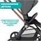 Коляска прогулочная Chicco Mysa Black Satin 1366992089 - фото 109599