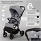 Прогулочная коляска Sweet Baby Colibri Plus Light Grey 1977573378 - фото 110232