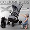 Прогулочная коляска Sweet Baby Colibri Plus Light Grey 1977573378 - фото 110257
