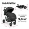 Детская прогулочная коляска Costa Vita total black 86748072 - фото 110294