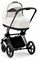 Коляска 2 в 1 Cybex Priam IV Matt Black complete Off White 1779587077 - фото 11042