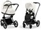 Коляска 2 в 1 Cybex Priam IV Matt Black complete Off White 1779587077 - фото 11060