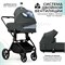 Детская коляска Sweet Baby Stella Plus Therma 2 в 1 427415 Dark Grey 948127209 - фото 11106