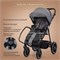 Прогулочная коляска Kidzi Storm Gray 2084596642 - фото 111200