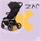 Прогулочная коляска Moon Zac Black/Melange 114607885 - фото 111352