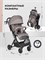 Kоляска детская прогулочная Farfello Comfy Go Comfort 2025 CG-012,серо-бежевый 227108846 - фото 112117