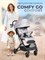 Kоляска детская прогулочная Farfello Comfy Go Comfort 2025 CG-015,серый 1739016886 - фото 112137