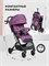 Kоляска детская прогулочная Farfello Comfy Go Comfort 2025 CG-016,фиолетовый 1673973199 - фото 112159