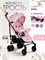 Прогулочная коляска Farfello Costa Koda CK-03, розовый 2143399396 - фото 112203