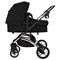 Коляска трансформер Pituso Mikki Black/Черный/Chrome 1503587272 - фото 112656