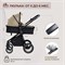Коляска-трансформер Sweet Baby Ranger 2 в 1 Beige Glossy 658043777 - фото 113035