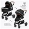 Детская коляска-трансформер 3 в 1 Tomix Sunny Jet black 598882838 - фото 113189