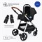 Детская коляска-трансформер 3 в 1 Tomix Sunny Jet black 598882838 - фото 113203