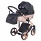 Детская коляска Adamex Chantal Star Collection 2 в 1 STAR101 черный+розовый 458629722 - фото 11325