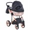 Детская коляска Adamex Chantal Star Collection 2 в 1 STAR101 черный+розовый 458629722 - фото 11331