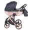 Детская коляска Adamex Chantal Star Collection 2 в 1 STAR101 черный+розовый 458629722 - фото 11335