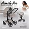 Детская коляска трансформер Aimile PRO латте 1364696623 - фото 113380