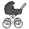 Детская коляска Roan Bass Next Classic d14 2 в 1 RCL253/1 Steel Grey 1358276603 - фото 11340