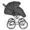 Детская коляска Roan Bass Next Classic d14 2 в 1 RCL253/1 Steel Grey 1358276603 - фото 11349
