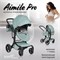 Детская коляска трансформер Aimile PRO аквамарин 1951326790 - фото 113808