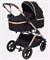 Детская коляска Rant basic Pulsar Gold 2 в 1 Black 927406920 - фото 113953