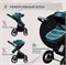 Коляска-трансформер Sweet Baby Ranger 2 в 1 Green Chrome 699508297 - фото 114187