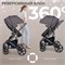 Коляска-трансформер Sweet Baby Comfort Black 3 в 1 427319, Grey 943346724 - фото 114373