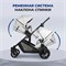 Коляска трансформер Farfello Silva Duo для двойни и погодок светло-серый 1878570929 - фото 114709