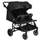 Детская прогулочная коляска для двойни Pituso Duocity PU 2023 Black/Черный 1373524965 - фото 114748