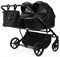 Детская коляска Adamex Leo Duo 2 в 1 TK53 TIP (ЧЕРНЫЙ) 1683599547 - фото 114754