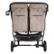 Детская прогулочная коляска для двойни Pituso Duocity PU 2023 Cappuccino/Капучино 406513937 - фото 114835