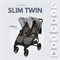 Прогулочная коляска для двойни Valco baby Slim Twin Tailormade Charcoal 431604358 - фото 114839