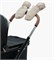 Муфты-варежки на коляску Happy Baby 89046 бежевый/beige 661885668 - фото 115454