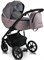 Детская коляска Bexa Ideal 2 в 1 ID 04 фиолетовый+т.пудра кожа 1041576515 - фото 11848