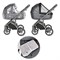 Детская коляска Roan Bass Next Кожа 2 в 1 RN083/1 Graphite Pearl 379981649 - фото 11860