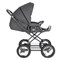 Детская коляска Roan Bass Next Classic d12 2 в 1 RCL263/1 Steel Grey 1059009070 - фото 12057