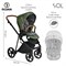 Детская коляска Roan Sol 2 в 1 RSL/1013 Boho Green 1911592778 - фото 12146