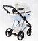 Детская коляска Adamex Quantum Superstar Deluxe 2 в 1 Q-STAR138-K (БЕЛ.КОЖА+ГОЛУБ.ДНО+ГОЛУБ.РАМА) 1598886780 - фото 12535