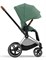 Коляска 2 в 1 Cybex Priam IV Chrome Brown complete Leaf Green 1328435966 - фото 1256