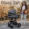 Детская коляска Sweet Baby Ricci Air 2 в 1 2024 Steel Grey 427089 1311468686 - фото 12700